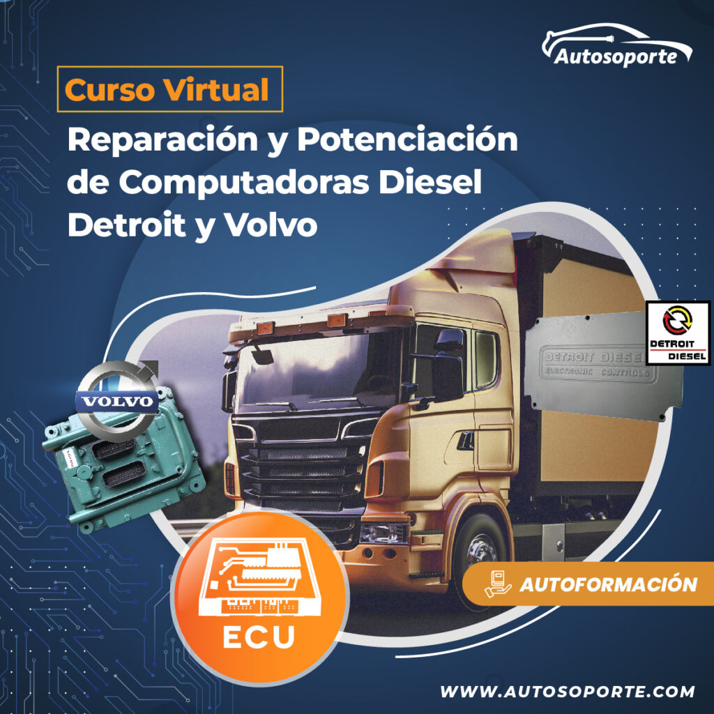 Curso Virtual de Reparación y Potenciación de Computadoras Diesel Detroit y Volvo
