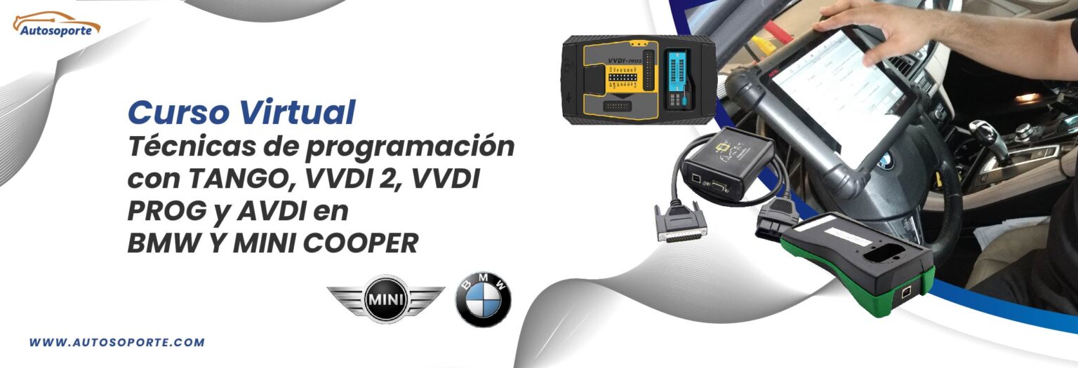 Programación con Tango VVDI2 VVDI Prog y AVDI en BMW y Mini Cooper