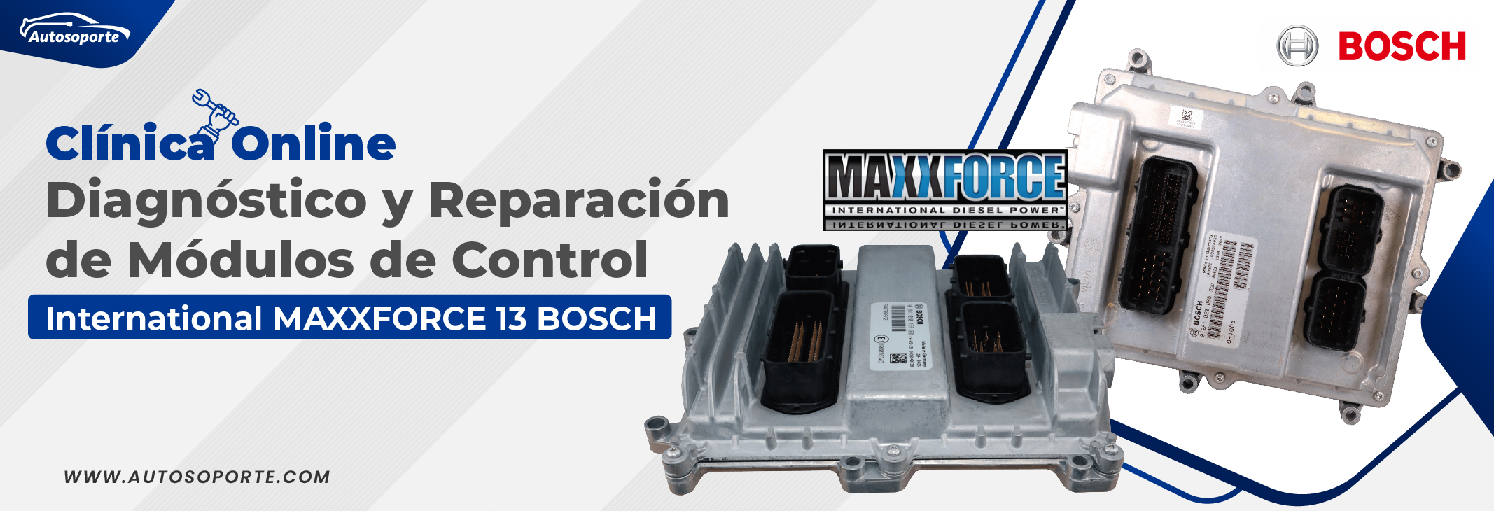 Clinica Online Diagnostico y Reparacion de Modulos de Control International Maxxforce 13 Bosch