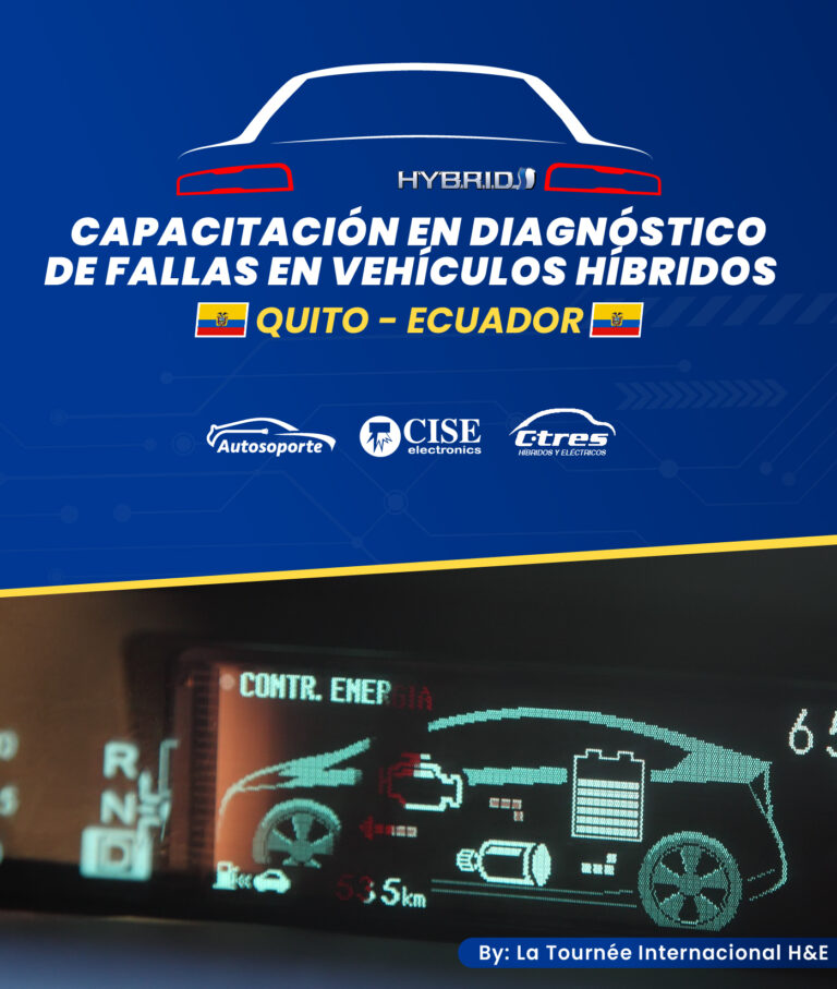 SIN FECHA Capacitacion en Diagnostico de fallas en Vehiculos hibridos Quito Ecuador 2 al 7 de Mayo By la Tournee ECUADOR widgedkit SIN FECHA