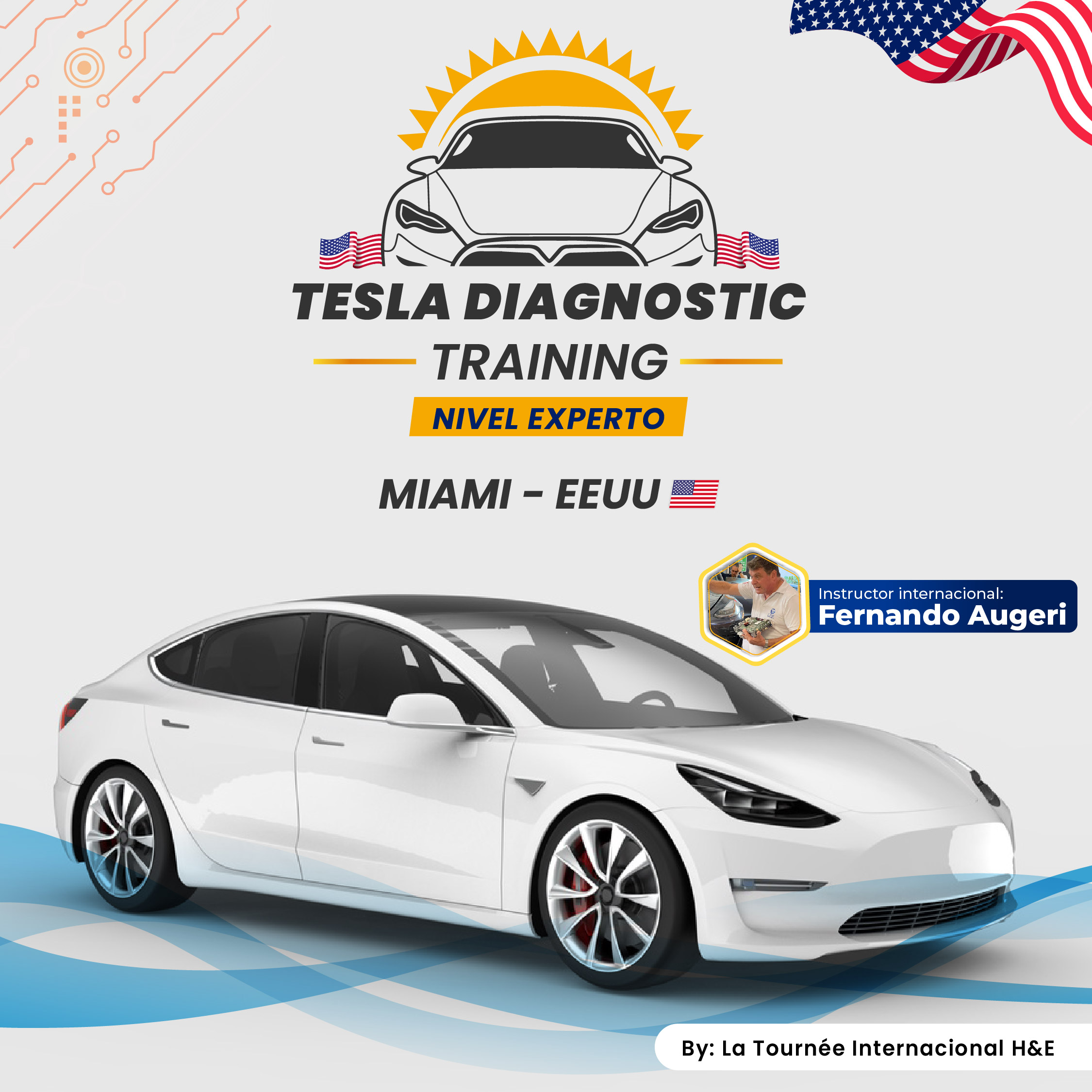 Tesla Diagnostic Training nivel 3 Banner sin fechas 10