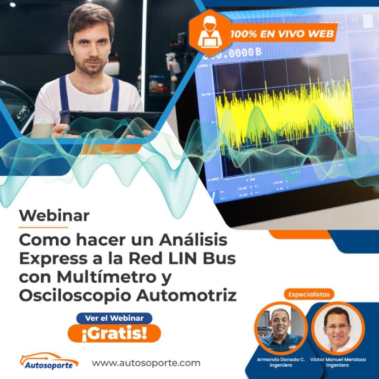 WEBINAR Como hacer un analisis express a la Red LIN Bus con Multimetro y Osciloscop
