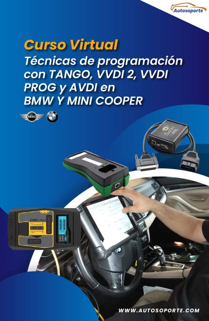 Curso virtual 2021   Técnicas de programación con TANGO VVDI 2 VVDI PROG y AVDI en BMW Y MINI COOPER historias